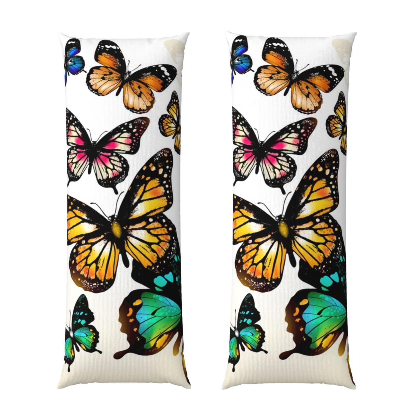 Taie d'oreiller longue papillon 50x137cm fini les oreillers sans protection