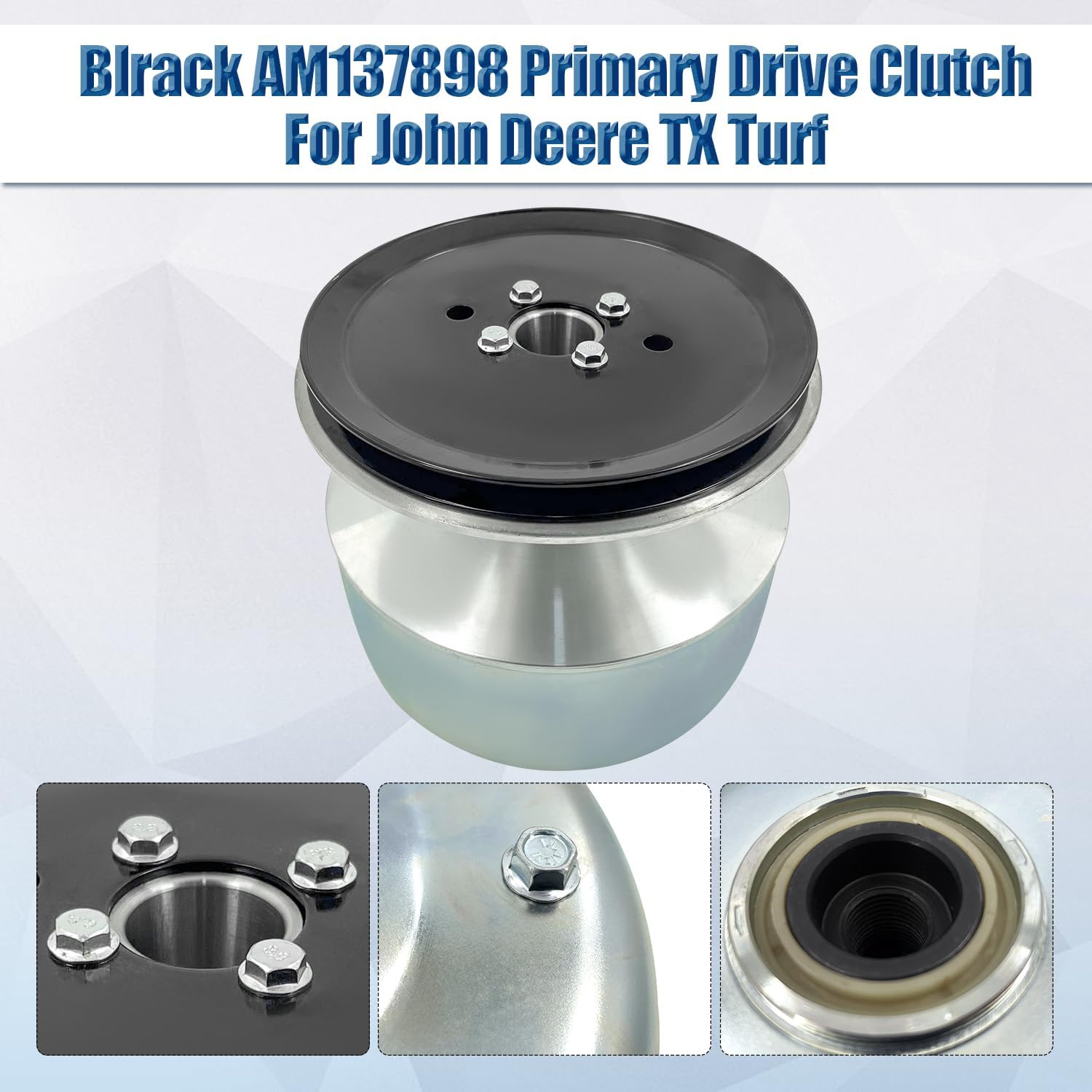 AM138536 Primary Drive Clutch Compatible with John Deere Gator TX Turf 4X2, Fits for FJ400D Engine, Replaces AM133495, AM136510, AM137898