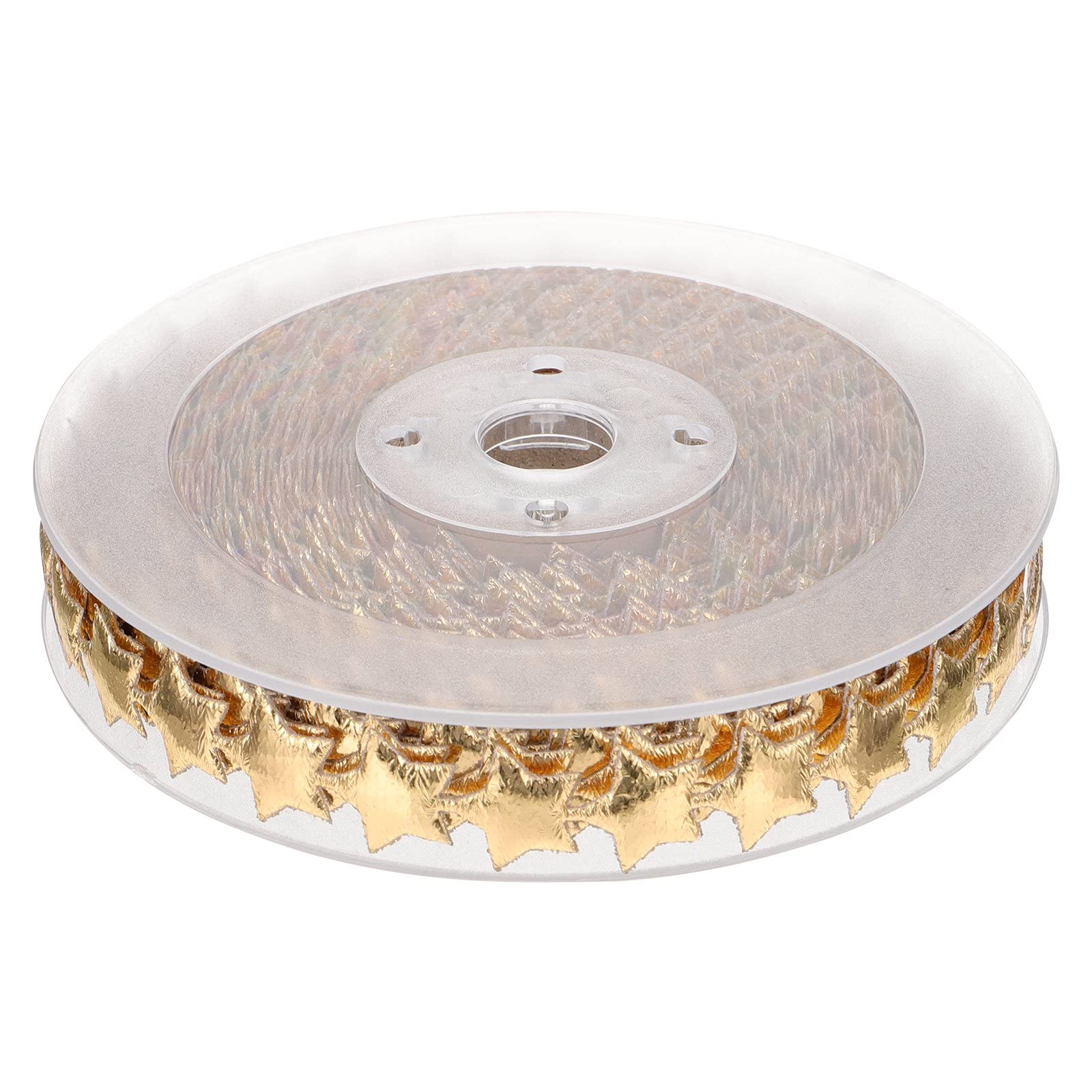 Set aus transparenten Bändern, 15 M Band Aus Glitzerndem Polyester In Spitzenform, Glänzendes DIY-Bastelband for Geschenkverpackungen