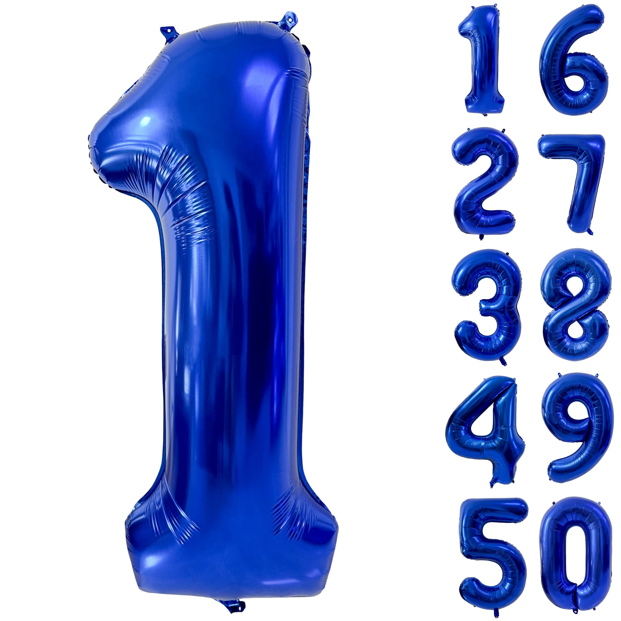 Red 0 balloon 40 Inch Giant Helium Foil Number 0 to 9 Red Balloon Birthday Wedding Party Digital Decorations (Number 0) — view 167