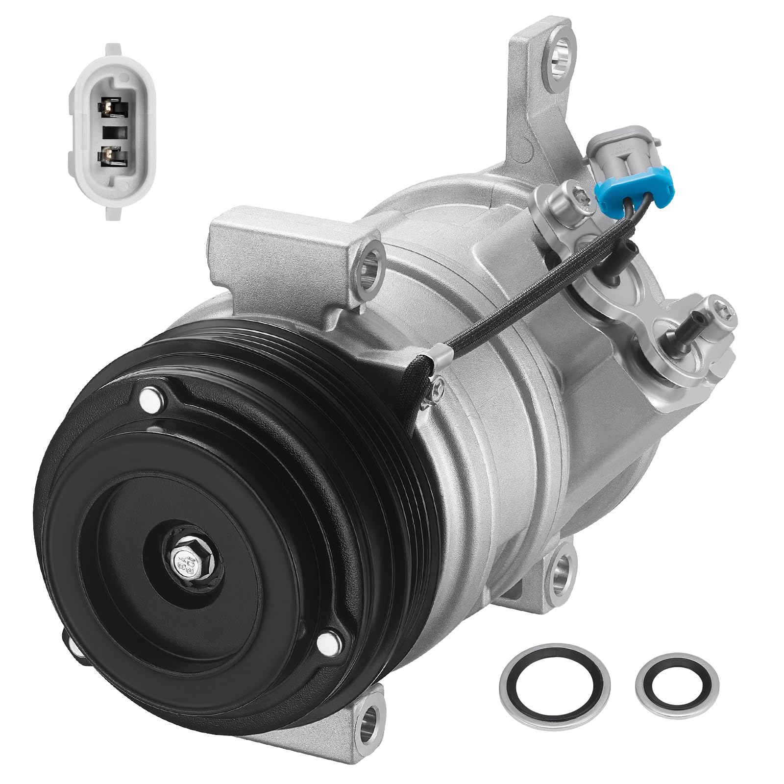 BDFHYK 15169965 AC Compressor with Clutch Compatible with Chevy Silverado