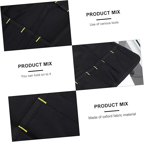 Miniatura 4 de DOITOOL 1 bolsa enrollable para cuchillos de chef para chefs, 22 ranuras, estuche portátil para cuchillos de chef, bolsa de almacenamiento con asa