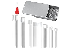 FIVEIZERO 80/40PCS Large Eye Sewing Needles for Hand Sewing