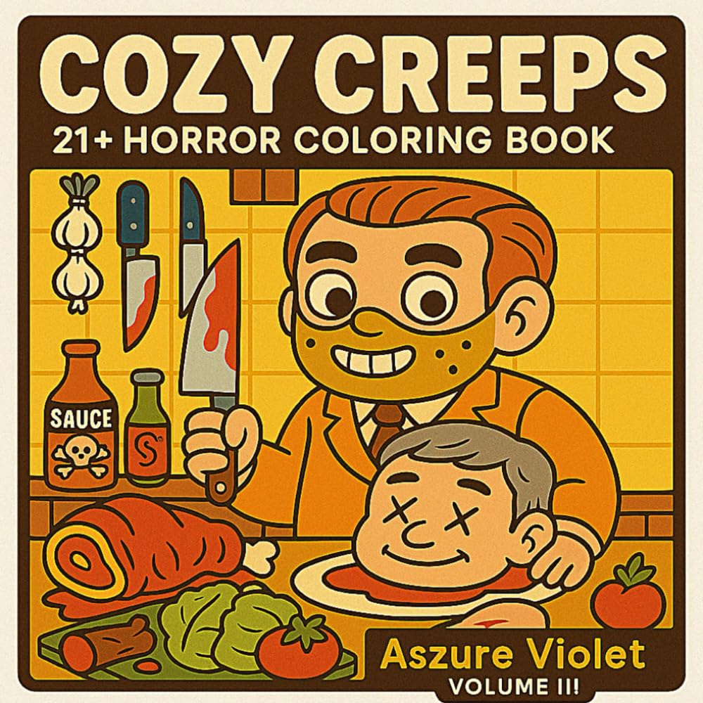 Cozy Creeps: 21+ Horror Coloring Book: Volume III