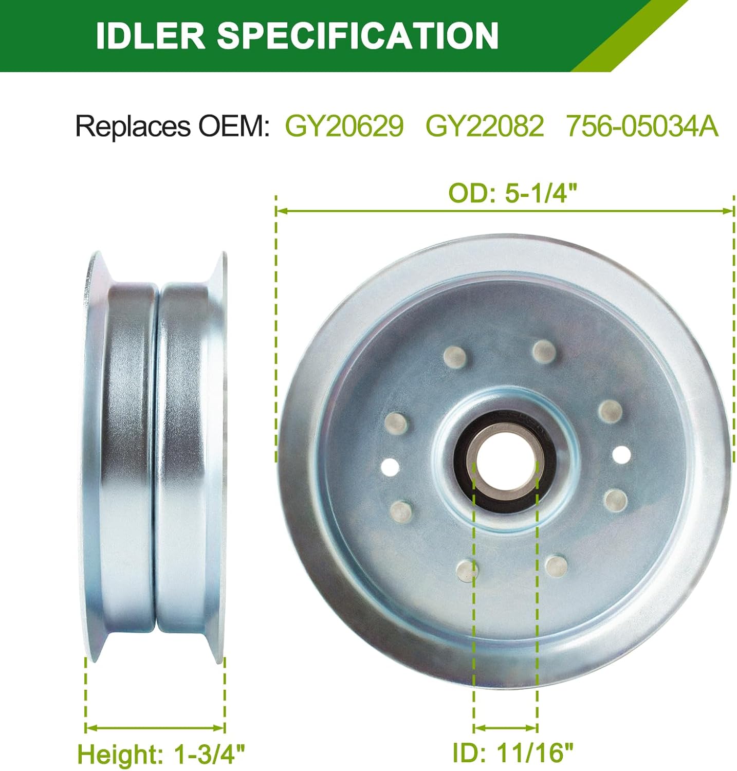 48 Inch Mower Deck Rebuild Kit - Fits John De ere 48" LA145 LA165 LA155, 3 Spindles(GY20454 GY21098)+3 Blades(GY20852)+2 Idler(GY20067)+1 Idler(GY22082)+1 Belt(GX20571)