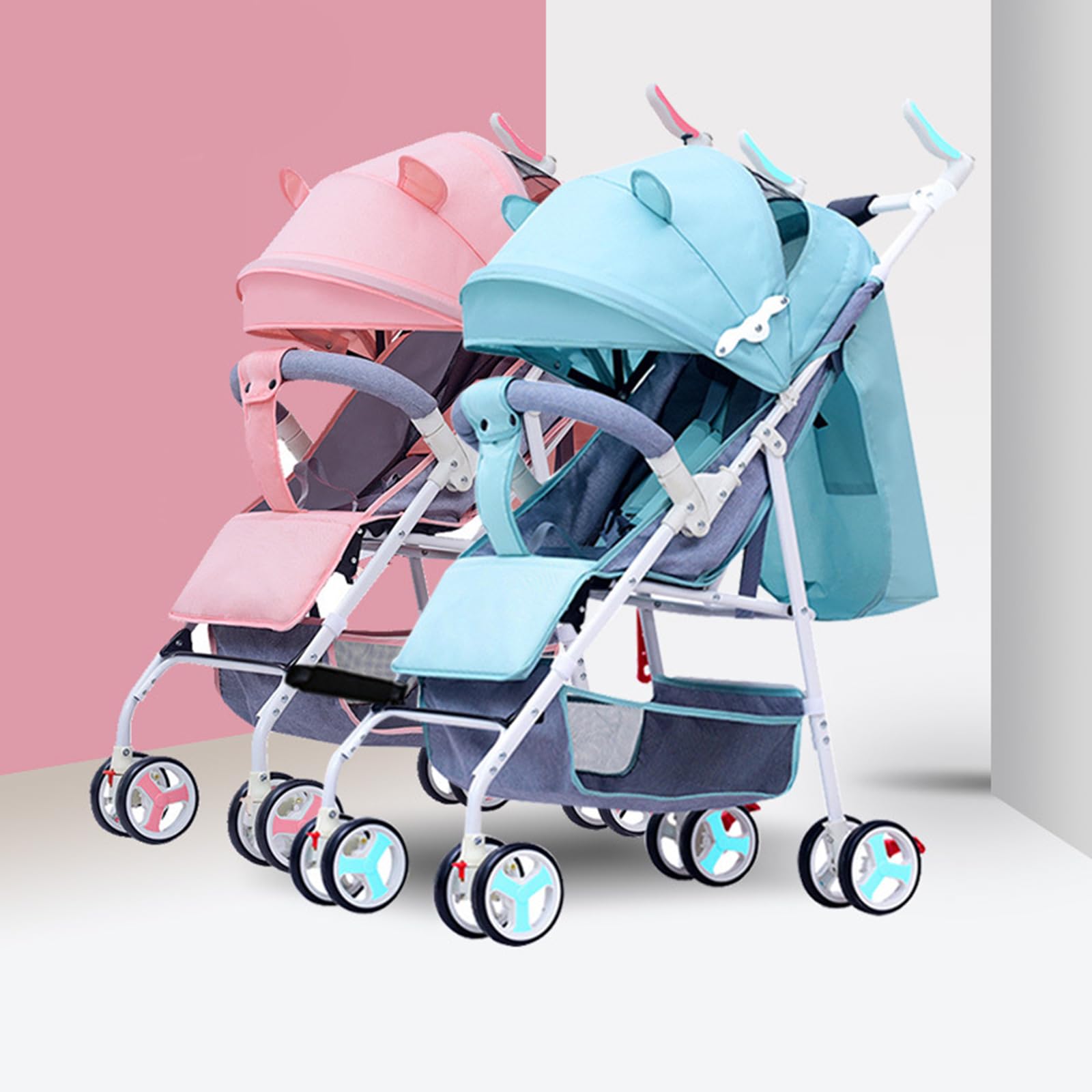 Lot de 3 connecteurs de poussette, double connecteur pour poussette, s'adapte à la plupart des poussettes, deux poussettes en une double prise de poussette