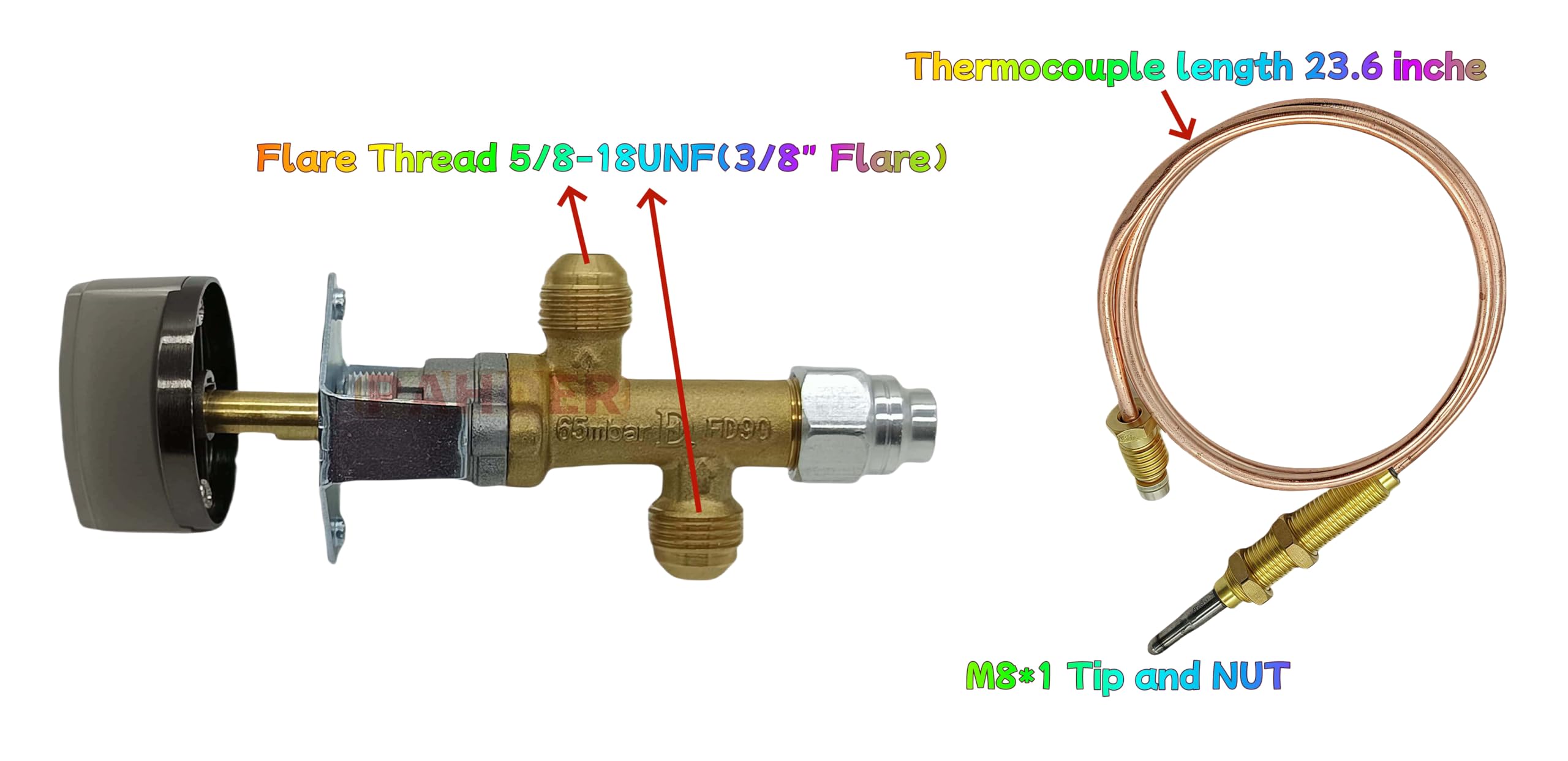 Amazon.com: PAHQER 67385 472966 Propane Flame Failure Safety Valve