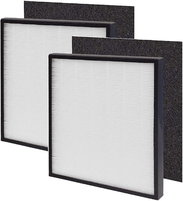 Nispira 2-Packs FLT5900 Replacement Filter J Compatible with GermGuardian Air Purifier AC5900WCA AC5900WDLX True HEPA Carbon