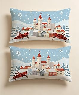 Case Linne Lång Kudde 40 x 60 cm - Soffkuddar 2 delar-3923 | Vattenavvisande vinter soffkuddar för utomhus sovrum hem balkong stol - osynlig dragkedja