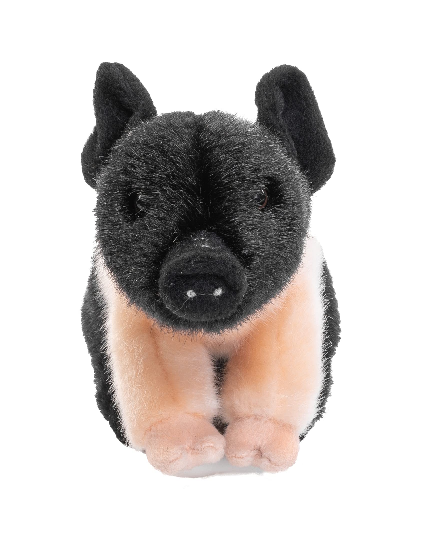 Image secondaire de Peluche Cochon Pêcheur Rose et Noir - 20 cm - Uni-Toys