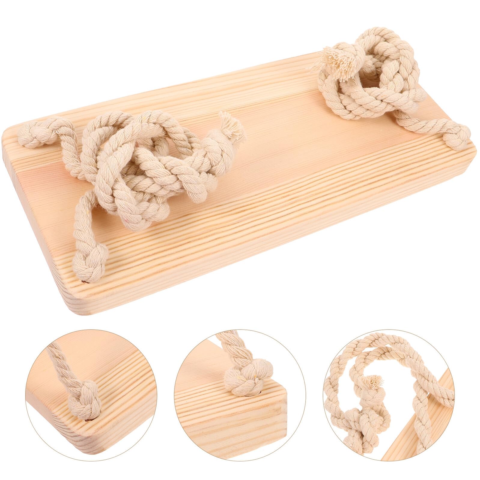 Balançoire en Bois pour Photographie Bébé Accessoire Photo Suspendu Naturel Chaise Balançoire Décorative Taille Moyenne Usage Studio et Shooting Créatif Accessoires de