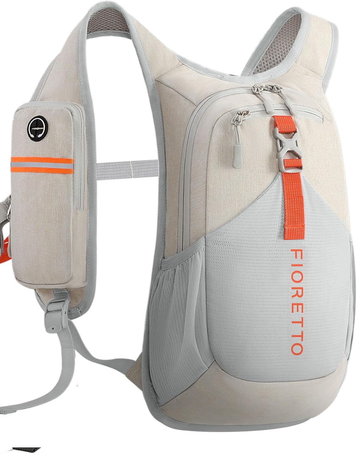 FIORETTO 10L Hiking Backpack for Women Men Mini Packable Backpack Lightweight Small Daypack for Camping Travel Outdoor, Beige FIORETTO 10L Hiking Backpack for Women Men Mini Packable Backpack Lightweight Small Daypack for Camping Travel Outdoor, Beige