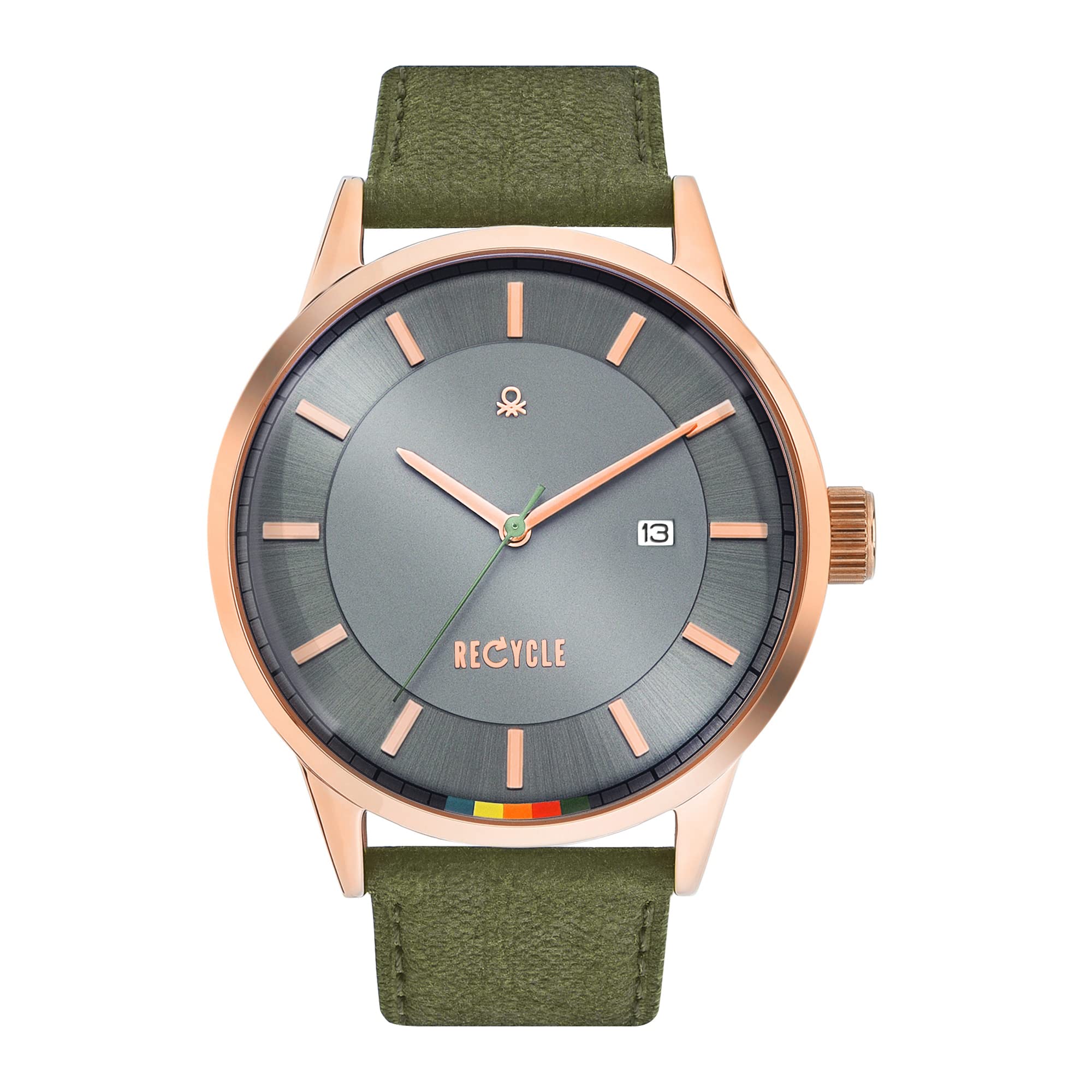 United Colors of Benetton Mens 44 mm Light Grey Dial Vegan Strap Analogue Watch - UWUCG0100 (B0BQJ8YCT6) Amazon Price History, Amazon Price Tracker