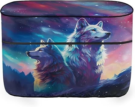 White Wolf RV Propane Tank Cover for Travel Trailer Replacement Cover for RV/Trailer/Camper Double 20lb Propane Tank Protector
