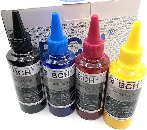 Miniatura 4 de BCH Tinta DTF de alta calidad – 13.5 fl oz negro, cian, magenta, amarillo para impresoras de inyección de tinta Epson, tinta de transferencia de