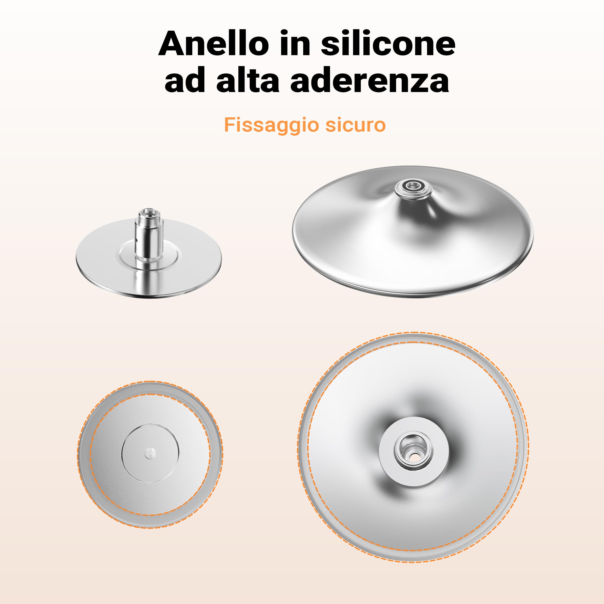 Wiltec Palo da Pole Dance Ø 45 mm Altezza Regolabile 2,31-2,74 m in Acciaio Non Richiede Fori