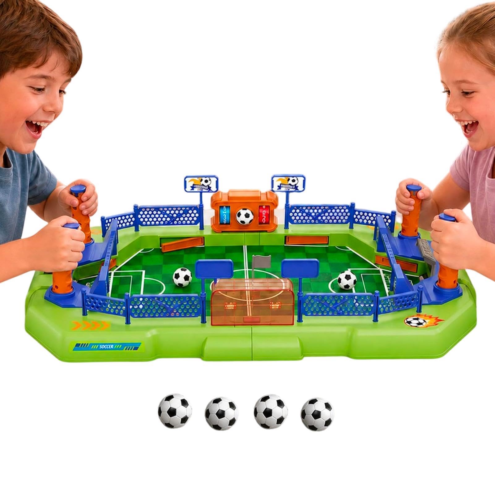 Calcio Balilla Mini Giochi 2 Giocatori Famiglia Desktop Sport