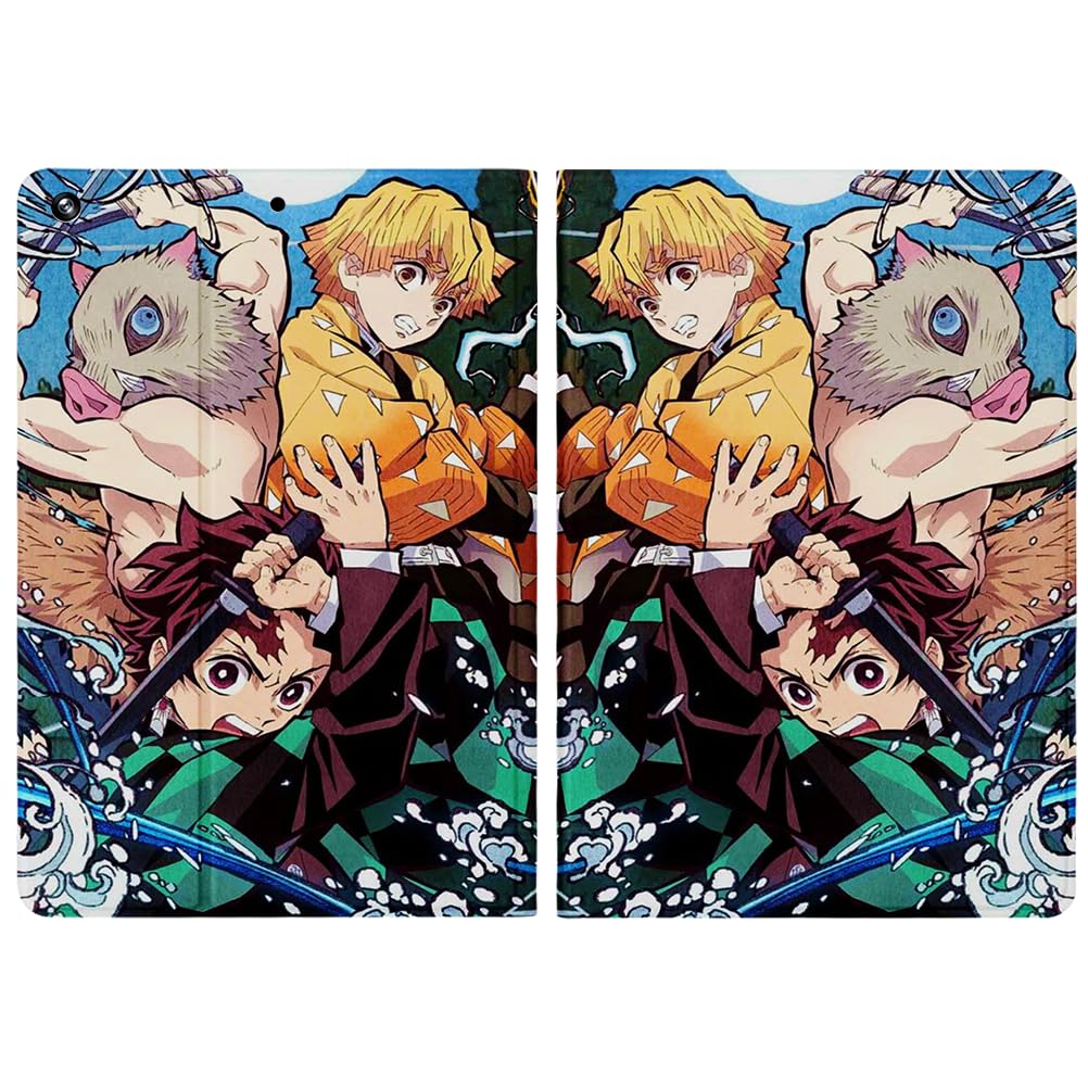 LunarDrift Custodia Per Lenovo Tab M10 Plus (TB-X606F/X) Con Stampa Anime Nezuko – Cover In PU E TPU Con Supporto Regolabile
