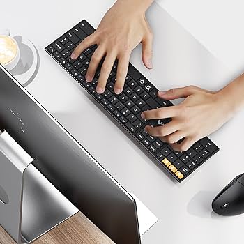 ProtoArc 2.4G Wireless Left-Handed Keyboard, XK21 Bluetooth