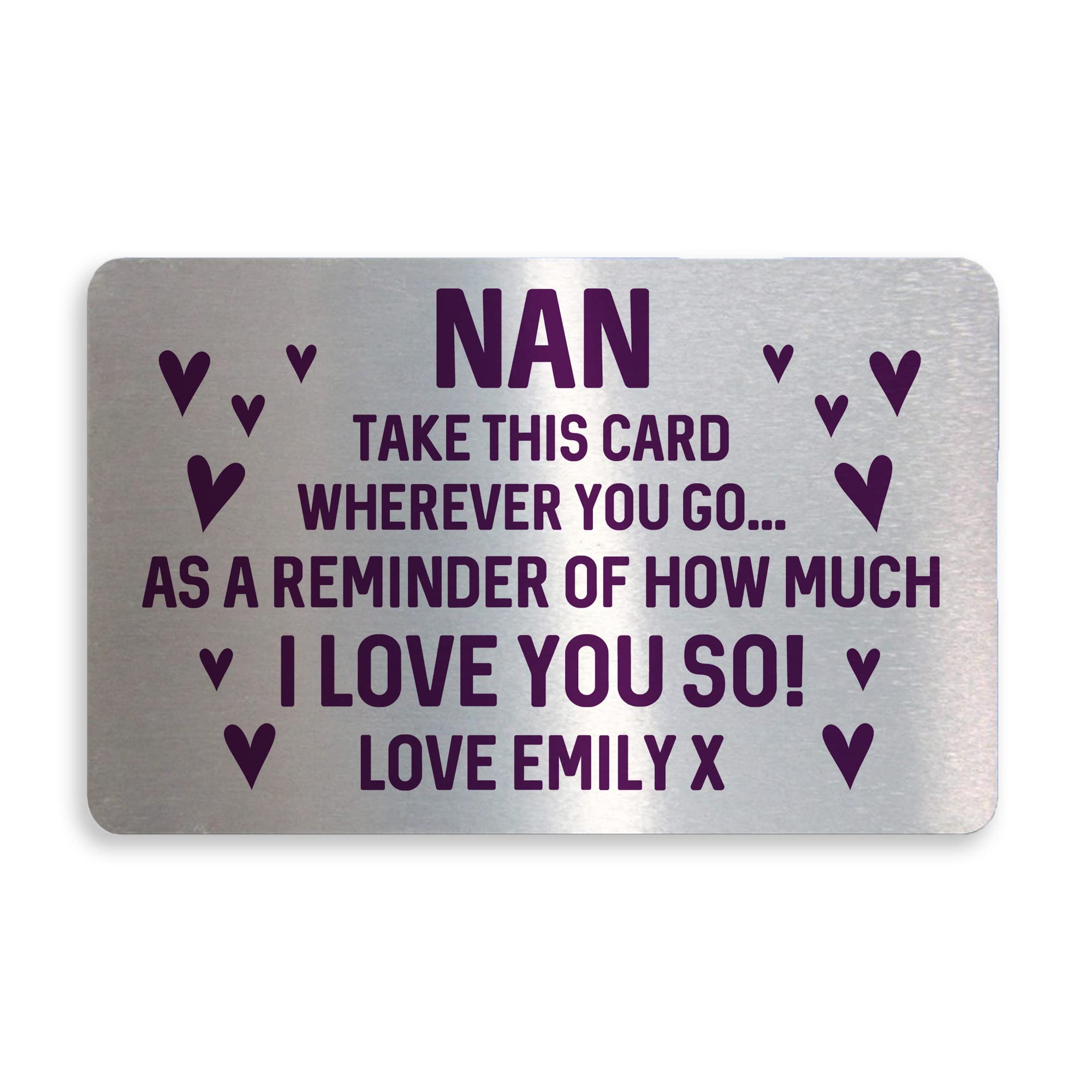 RED OCEAN PERSONALISED Gift For Nan From Granddaughter Son For Mothers Day Birthday Gift