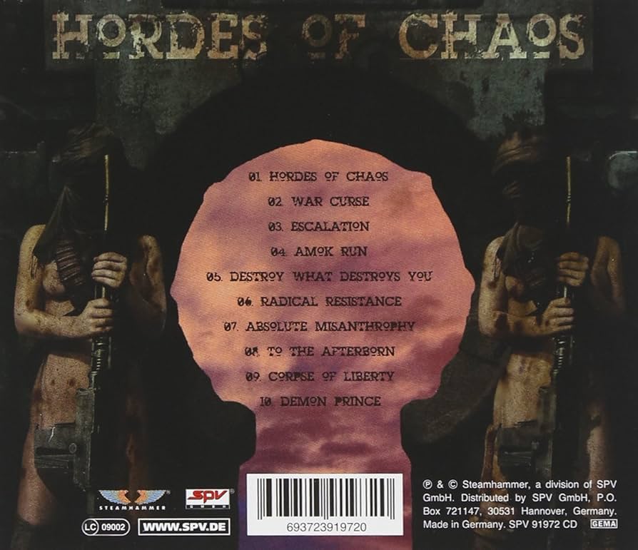 Amazon.co.jp: Hordes of Chaos: ミュージック