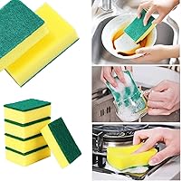 Vista 5 de 30 Pack Sponge Individually Wrapped, Non Scratch Scrouing Sponges for Household Cleaning, Dishes, Kitchen, Apartment, Car, Bike
