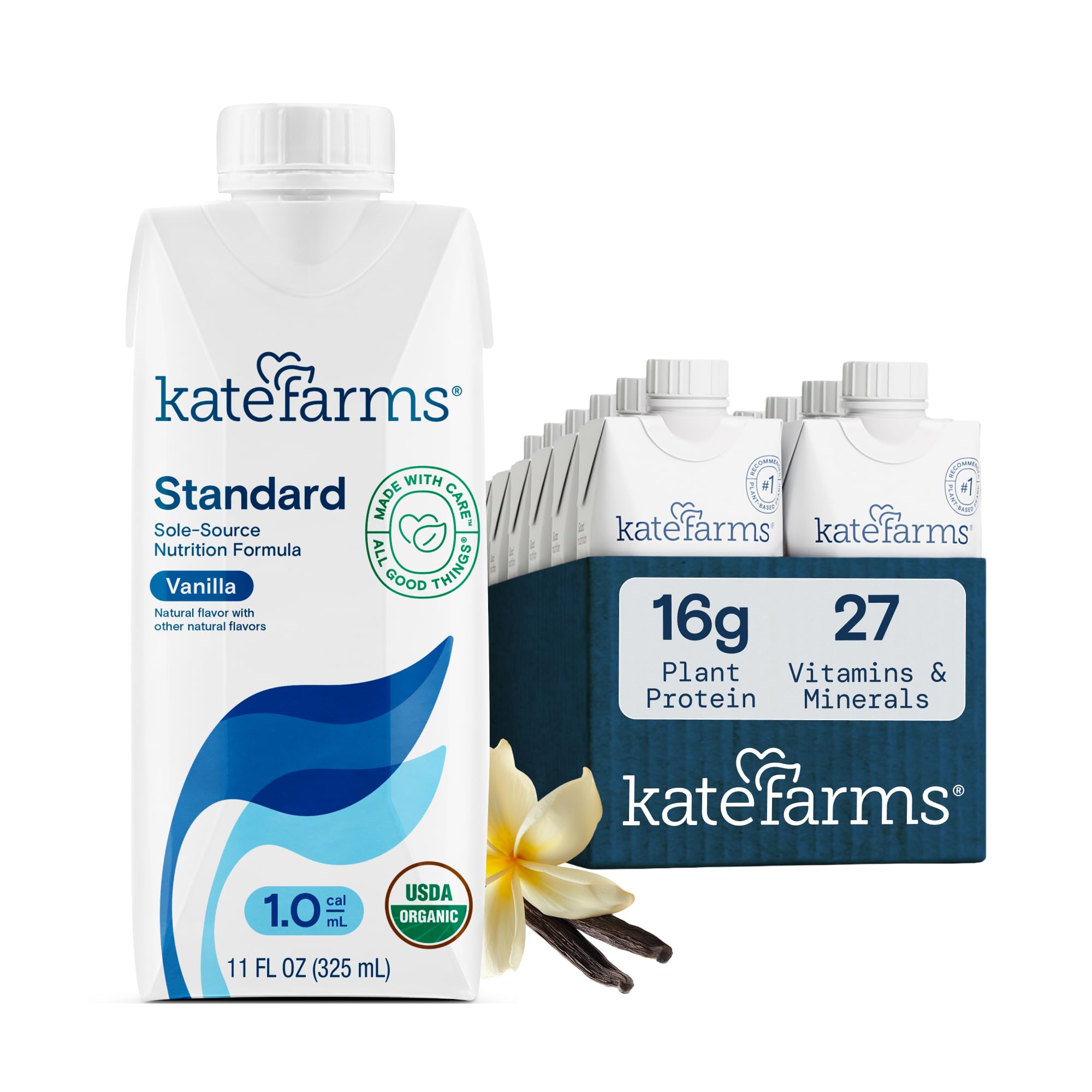 Kate Farms Organic 1.0 Vanilla Nutrition Shake