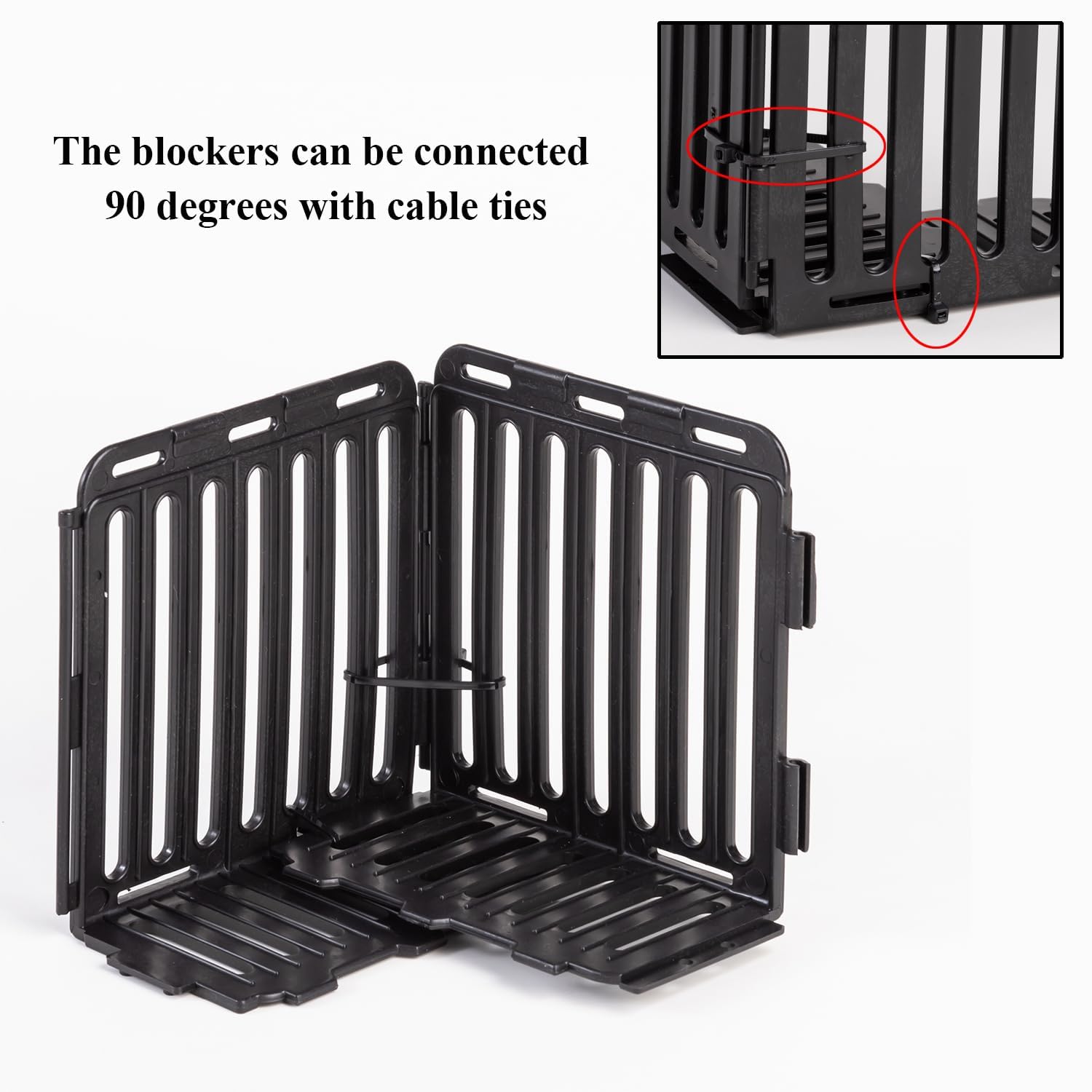 Spielzeugblocker Couch Schutz für Haustiere, Sofaschutz Katze Plastic Under Furniture Gap Protector für Sofa und Andere Möbel (Schwarz 12er Pack 6 Füße)