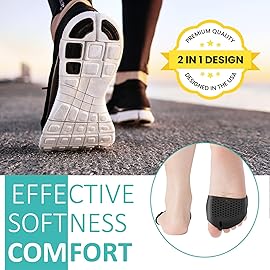Metatarsal Pads, Gel Toe Separators, Bunion Corrector Cushion, Toe Spacers, Ball of Foot Cushions, Soft&Breathable, Idea for Mortons Neuroma, Blisters, Diabetic Feet, Hammer Toe, Rapid Pain Relief