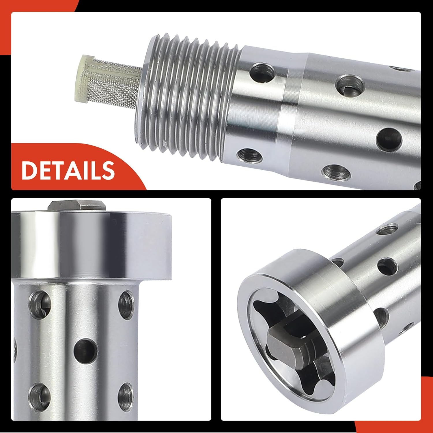 A-Premium 2-PC Intake & Exhaust Engine Variable Valve Timing (VVT) Solenoid Compatible with Infiniti Q50 2015-2020, Q60 2017-2019, QX30 2017-2019, 2.0L 3.0L 3.5L, Replace# 13016HG00A