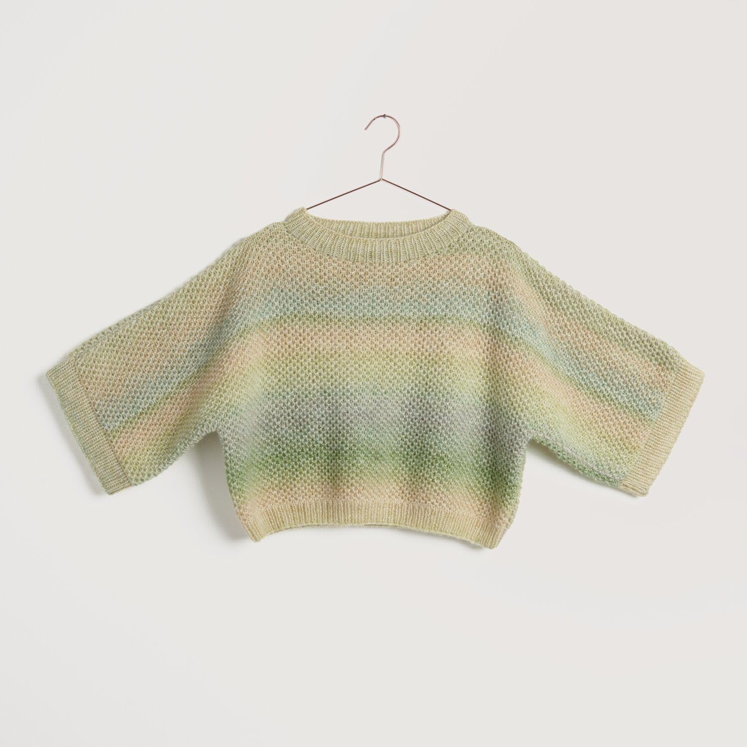 Rico Design CREATIVE PAINTED POWER COTTON DK EARTHY RAINBOW Premium Wolle 5 x 100g Farbverlaufsgarn für luftige Kleidung Tücher und kreative Sommerprojekte mit mySearose Label