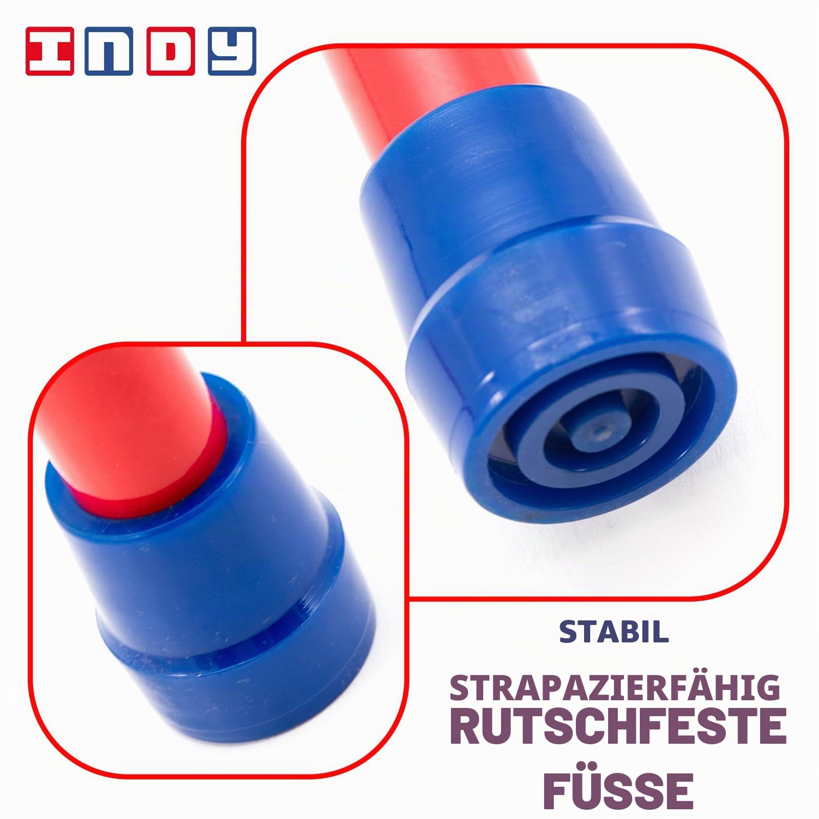 Indy - Steady Stelzen | Voll Verstellbare Und rutschfeste Stelzen Für Kinder Im Alter Von 7-12 Jahren Und Bis 50 kg Geeignet