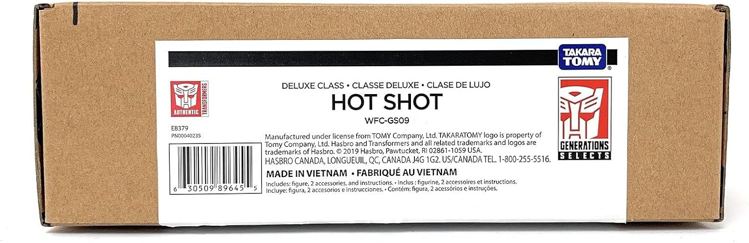 Transformers Generations Selects Hot Shot Figure
