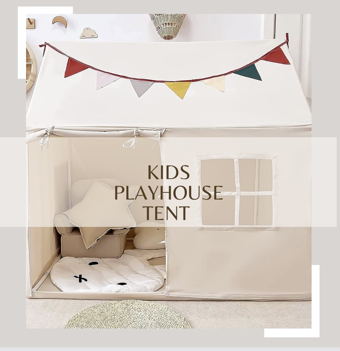 Watch Easy setup Kids Playhouse Tent on Amazon Live