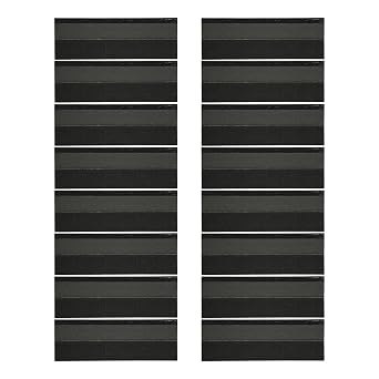 Roofing Shingles,16 Pack Asphalt Shingles,39.37"x13.11"Asphalt Roofing Shingles,24.97 Sq.Ft Coverage,for House Shed Roof Tiles Repair Black 16pcs