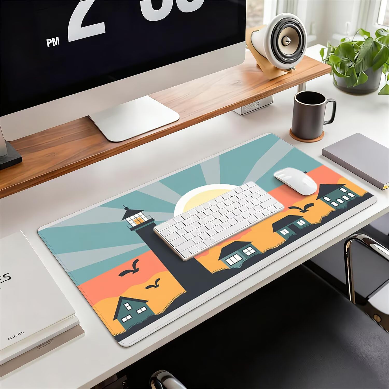 Podkładka pod mysz XXL Cartoon 1600x800x3mm antypoślizgowa gumowa podkładka pod mysz Gamer Reflektor precyzyjna kompatybilna z wszystkimi myszami, miękka powłoka wodoodporna ochrona biurowa do