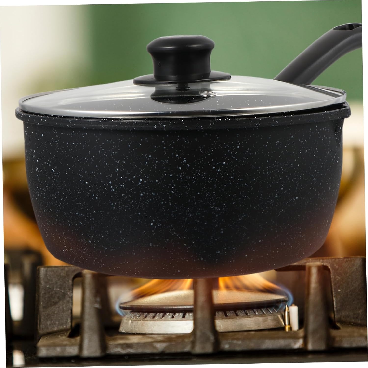 Soup Pot Kitchen Stock Pot with Leak Design Comfortable Handle Material for Cooking Soup and Noodles Versatile Use for Home and Restaurant