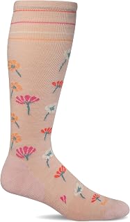 Women's Field Flower Moderate Graduated Compression Sock