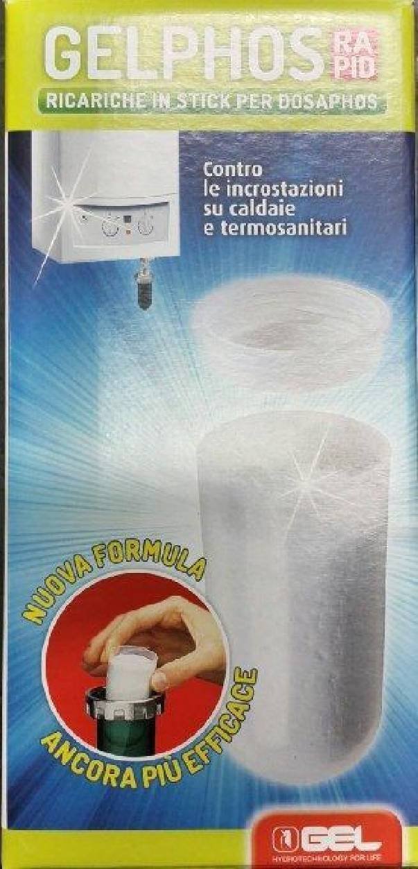 Ricariche Gelphos Rapid Confezione 8 cartucce Gel Made In Italy