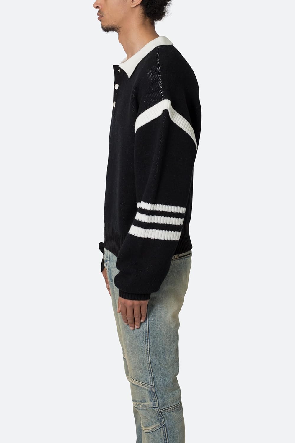 mnml Men's Men's Polo Knit Sweater