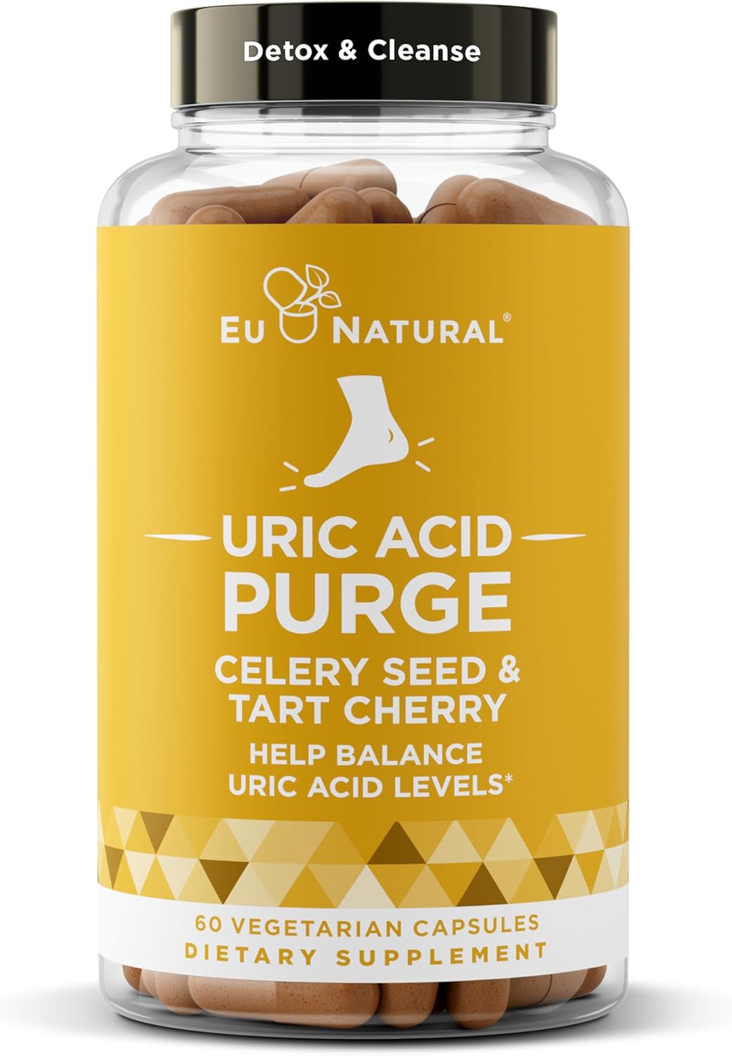 Purge! Uric Acid Flush – Eat & Drink What You Want – Detox and Cleanse with Celery Seed Extract, Tart Cherry & Chanca Piedra for Effective Joint Support & Active Mobility – 60 Soft Vegan Capsules Purge! Uric Acid Flush – Eat & Drink What You Want – Detox and Cleanse with Celery Seed Extract, Tart Cherry & Chanca Piedra for Effective Joint Support & Active Mobility – 60 Soft Vegan Capsules
