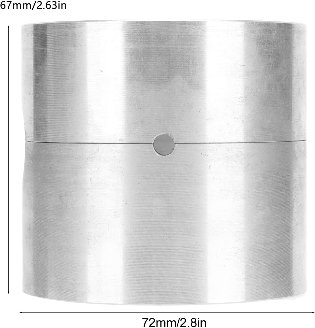 LOCADENCE Sand Casting Sandbox, Heat Resistant Aluminum Alloy Cylindrical Casting Sandbox Melting Pot, DIY Metal Jewelry Casting Container, Jewelry Melting Casting Tool for Jewelry Makers Repairing