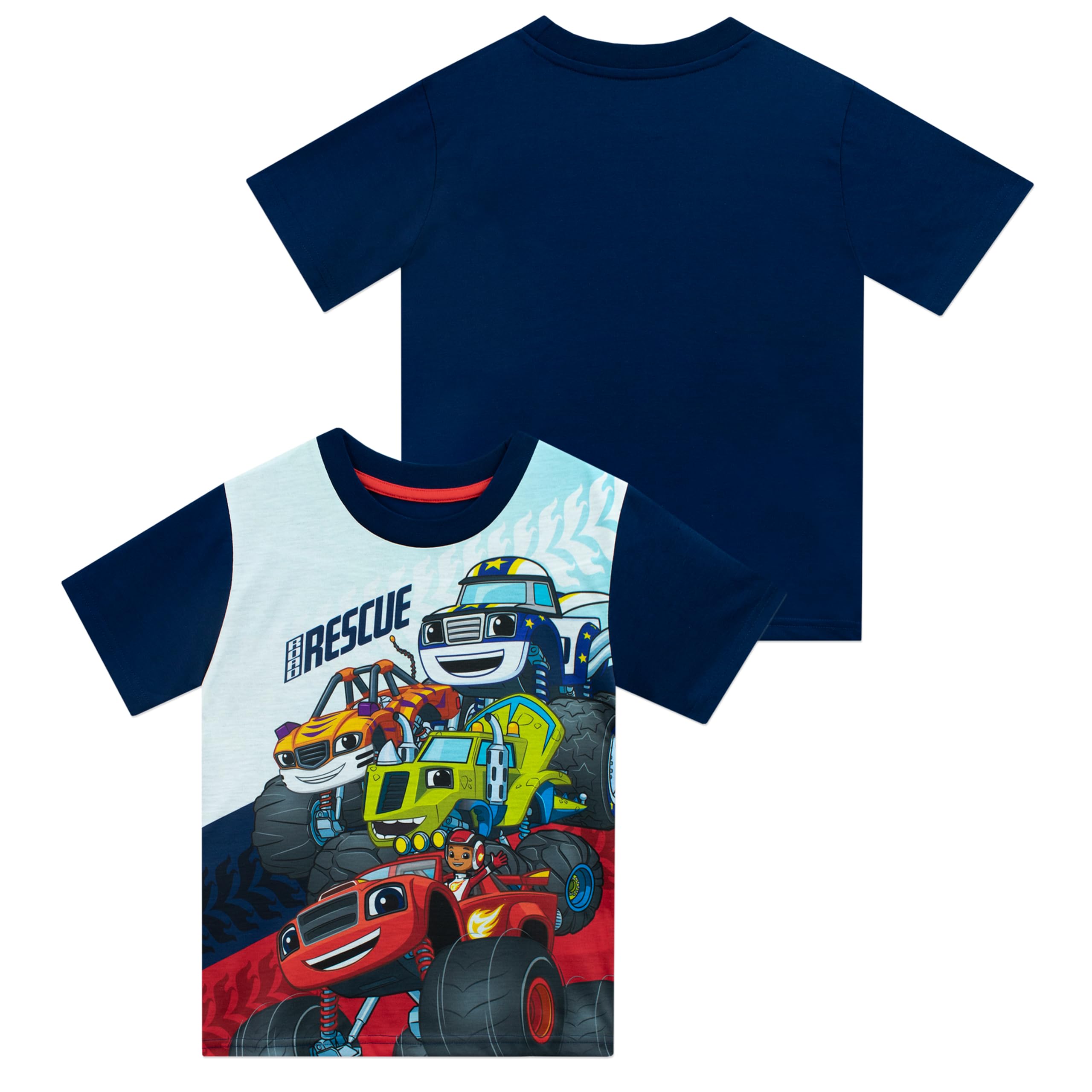 Blaze e le Mega Macchine Pigiama per Bambini I Pigiama per Ragazzi con Camion e Auto | età da 18 Mesi a 8 Anni | Merchandising Ufficiale