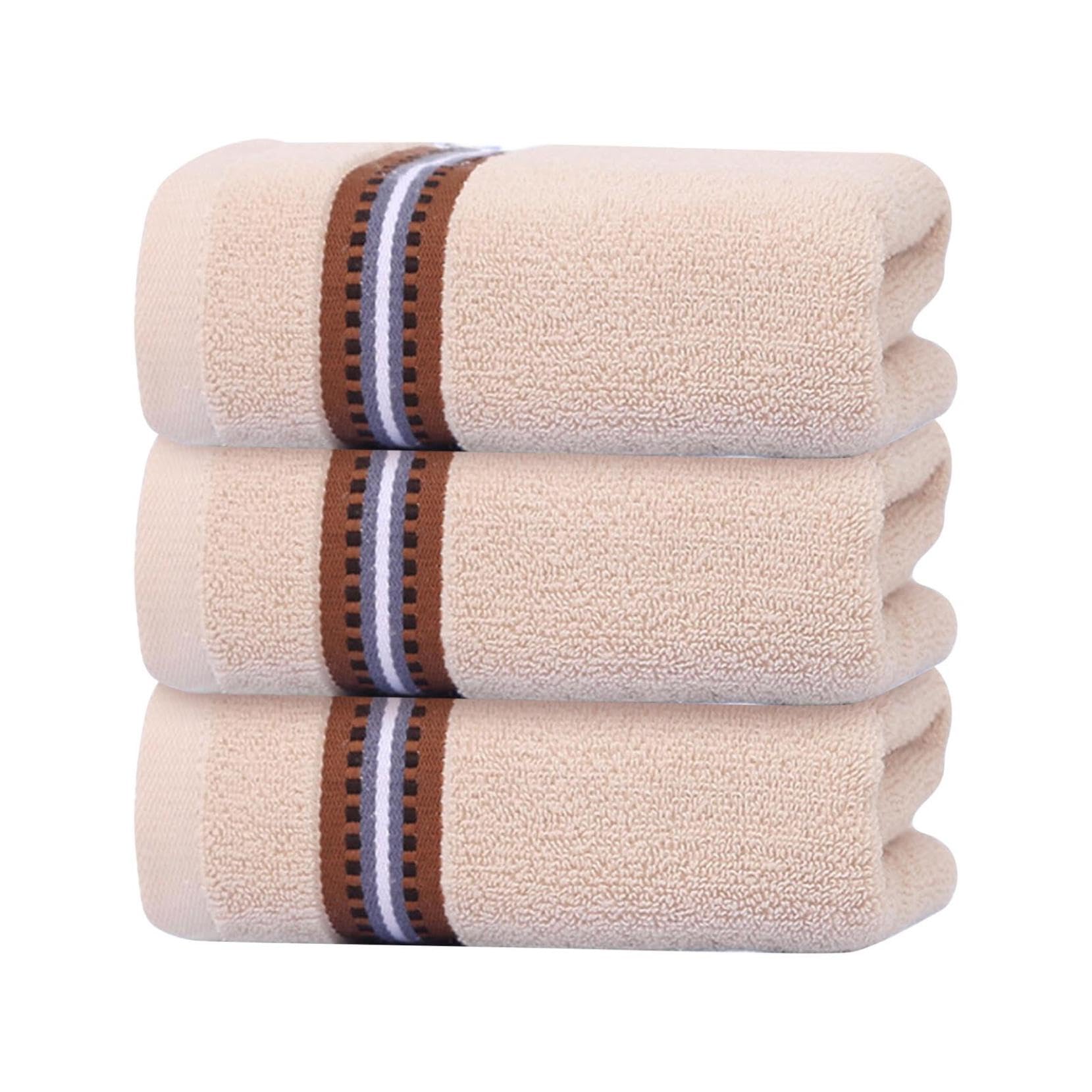 Towels for Bathroom 3 Pcs Absorbent Quick Dry Polyester Bath Towel Set 13 4 X 29 1 Washcloths