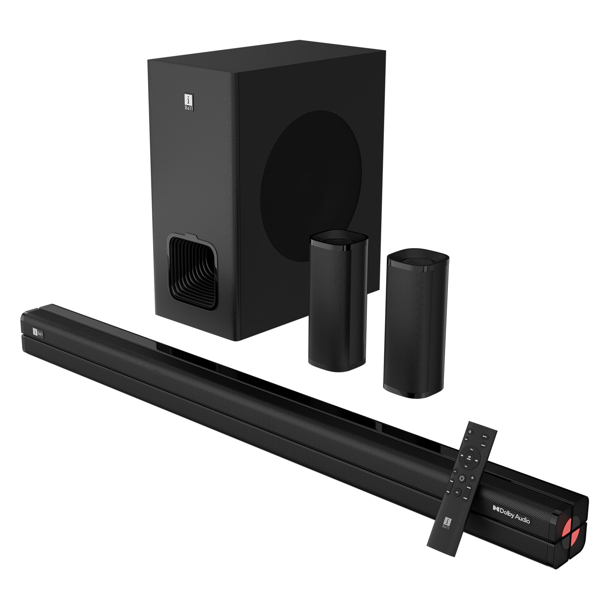 iBall Cinebar 560 800W Soundbar, True 5.1 CH, Dolby Audio, Wireless Subwoofer & Satellites, Triple Driver Audio, 20.32cm Subwoofer, BT v5.3, HDMI ARC, USB, AUX, LED Display, Wall Mountable, EQ Modes-image-9