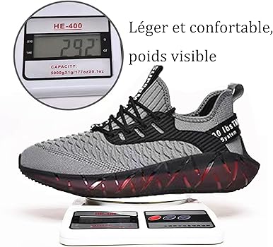 Zapatillas de Running para Hombre Mujer Casual Ligero Transpirables Zapatos para Correr Gimnasio Deportives Transpirables Atlético Zapatos Gimnasio Confort Fitness Sport Sneake3