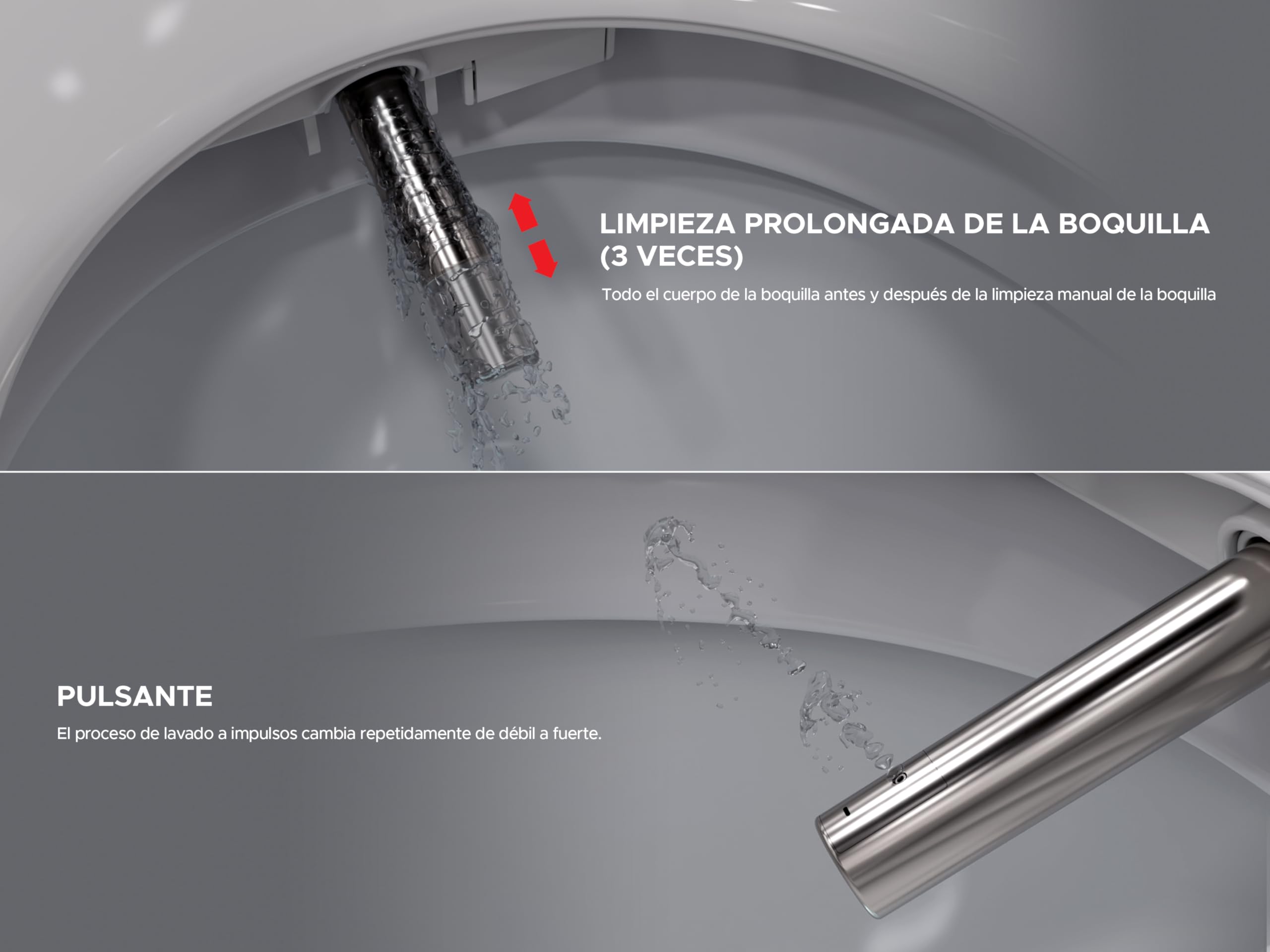 LEEVENTUS – Estándar Versión – Nuevo modelo – Producto Premium Ducha WC Bidet – WC ducha inodoro inodoro ducha