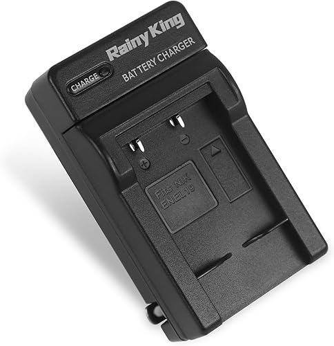EN-EL19 ENEL19 Cargador de batería, repuesto para cargador Nikon MH-66, compatible con Nikon Coolpix S32, S2500, S2800, S3100, S3600, S4100, S4400,
