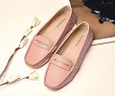 LOUIS STITCH Women’s Premium Pink Slip-On Loafers | Elegant Solid Slip-On Comfort Shoes for Casual and Formal Wear | Slip-On Loafer Shoes for Women | LSLD-BLR-HS01 | UK-5 gallery image