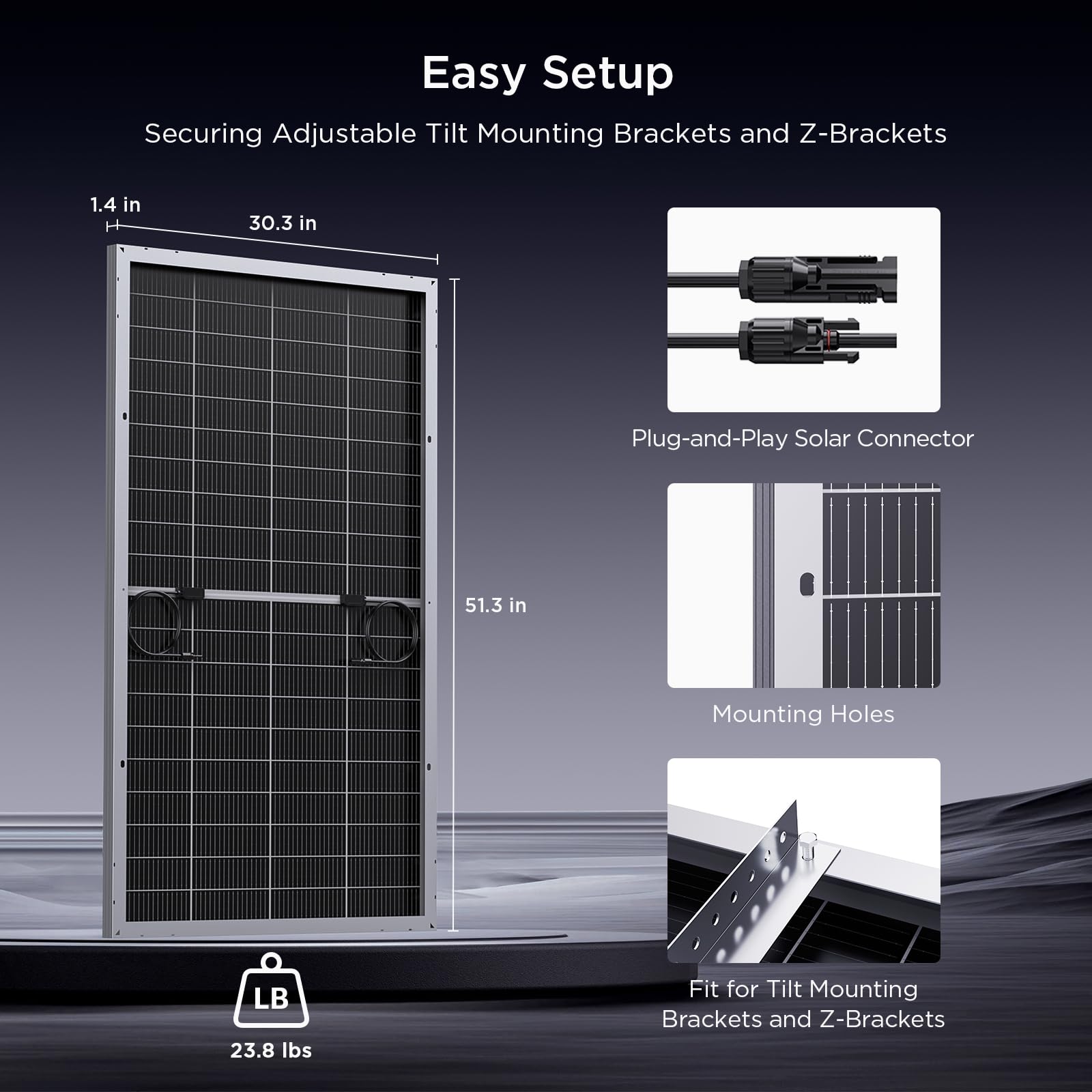 Pannello solare bifacciale da 400 W tipo N 16BB 2 x 200 W 12/24 V 25% modulo fotovoltaico monocristallino ad alta efficienza per roulotte
